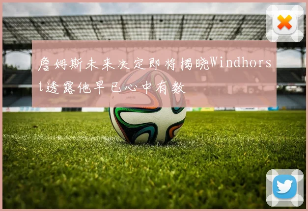 詹姆斯未来决定即将揭晓Windhorst透露他早已心中有数
